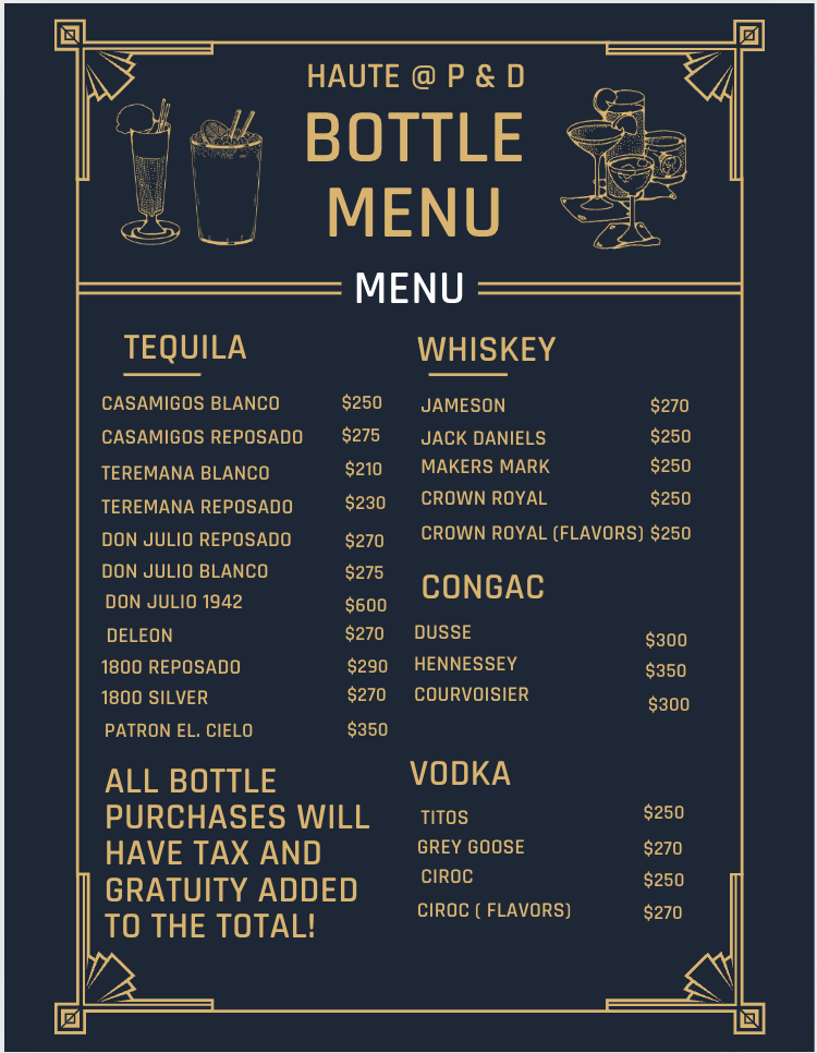 bottlemenu